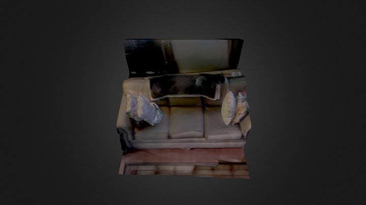 Big Comfy Couch 3D Model
