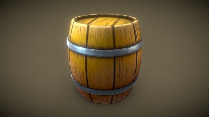 Barrel/Barril 3D Model
