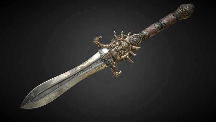 Delrixias Dagger 3D Model