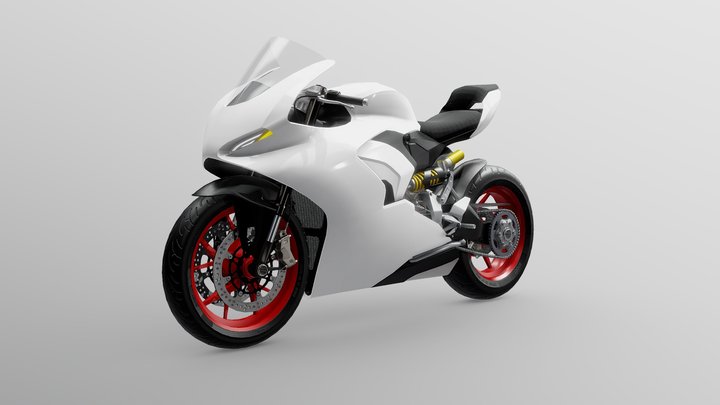 Motorcycle Pro 3D Model