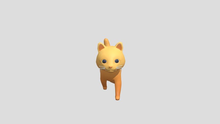 toon_cat_free 3D Model