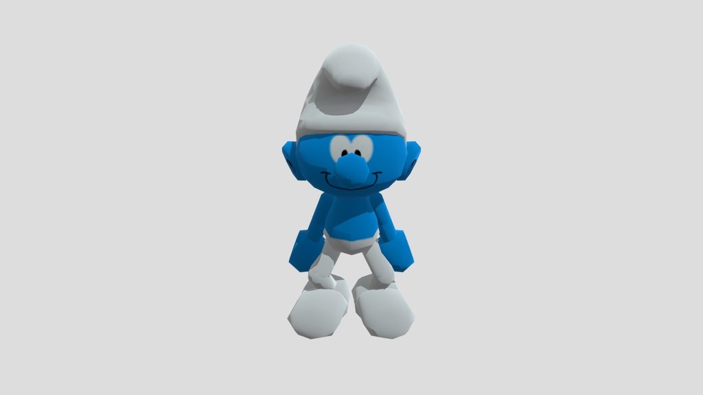 Smurf Low Poly