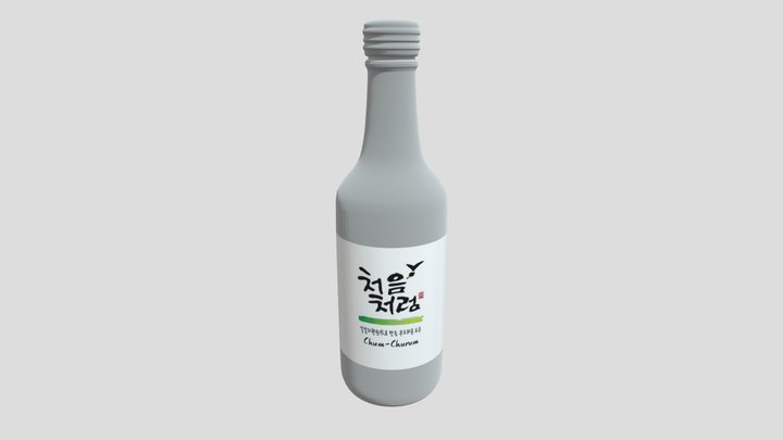 Soju 3D Model