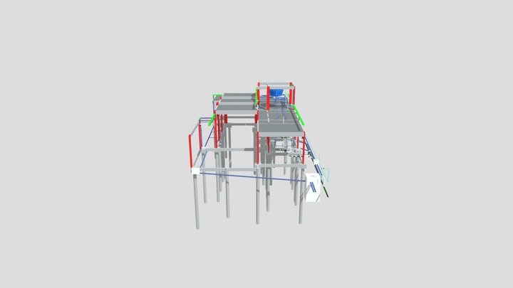 P. Hidrossanitário - Residência Terrea - P.08 3D Model