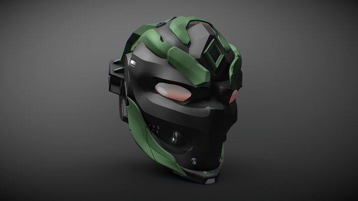 Cyberpunk Mask 3D Model