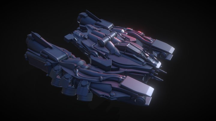 Ship10-Blockin 3D Model