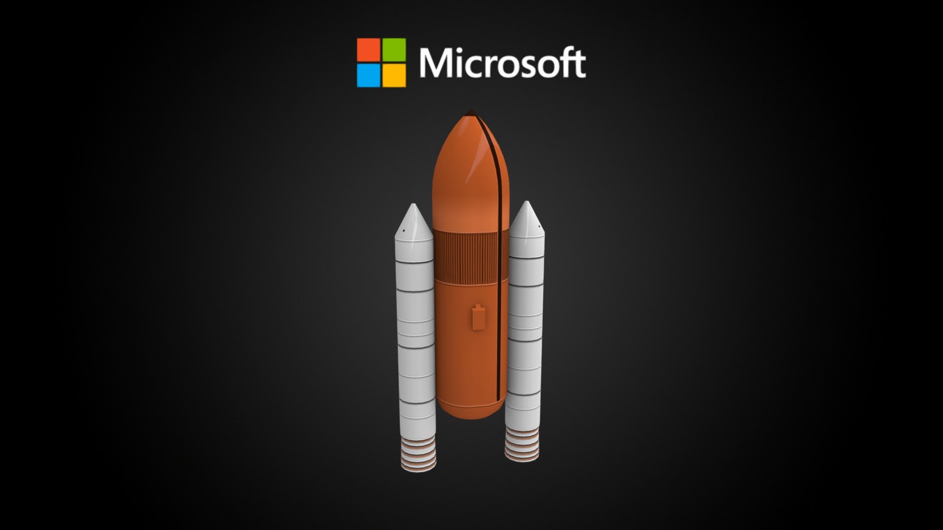 Booster Rockets and Fuel Tank