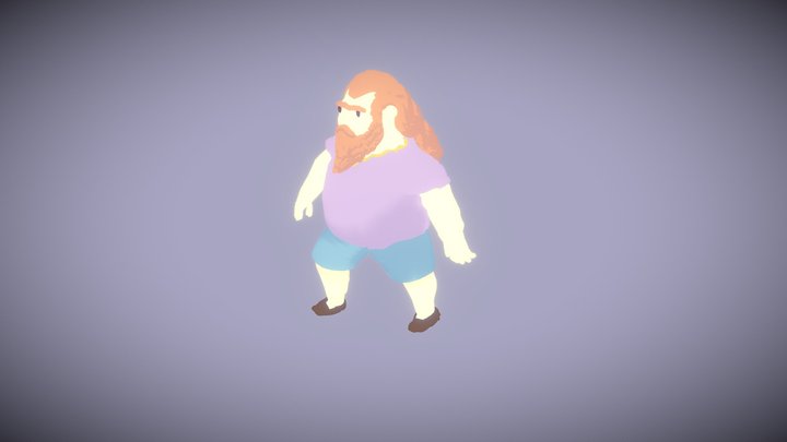 Johnny LaRue walkcycle 3D Model