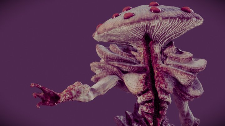 Fungal Knight Asset 3D Model