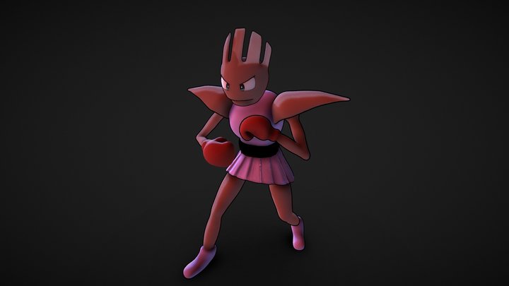 Pokemon Tyrogue Hitmonlee Hitmonchan Hitmontop | 3D Print Model