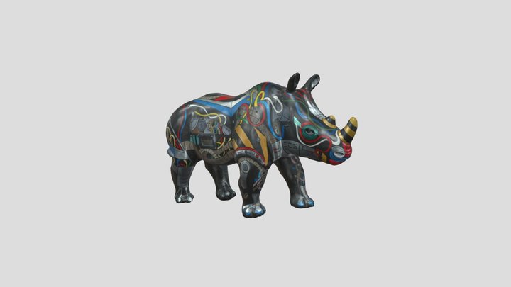 Erica the Rhino 3D Model