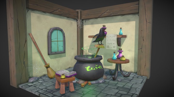 Witch home 3D Model
