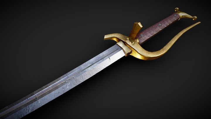 Katana Messer 3D Model