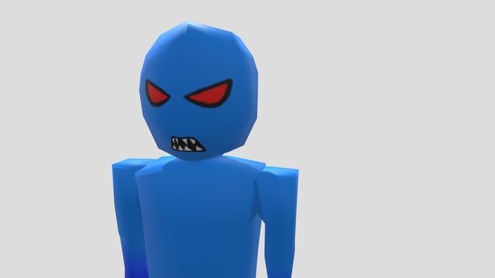 Blue Mon 3D Model
