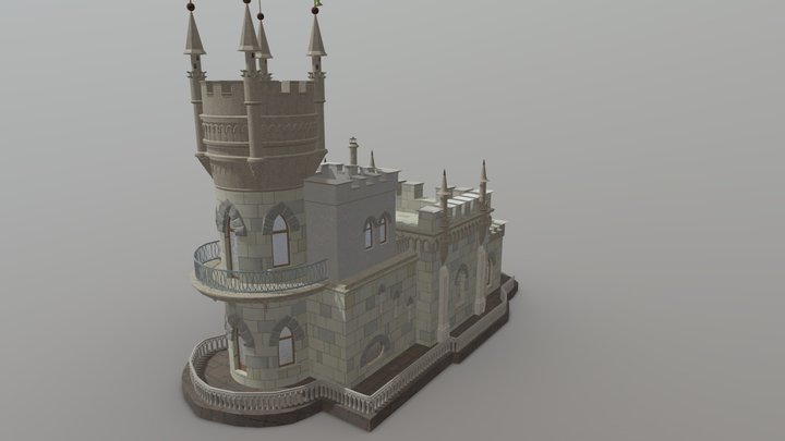 Swallow's Nest 3D Model