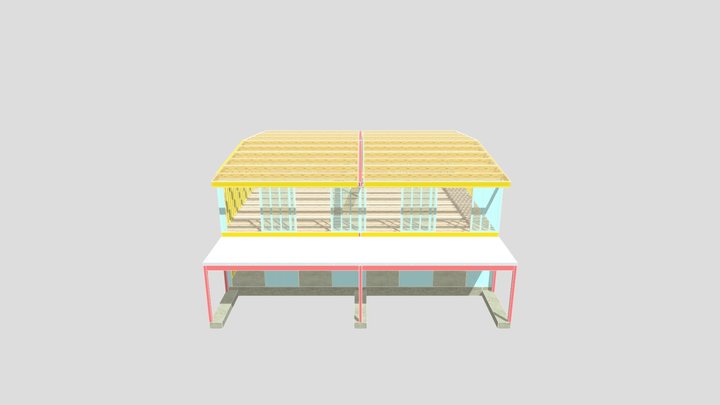 Panelised - Two Level 3D Model