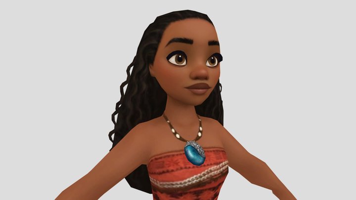 Moana 3D Model