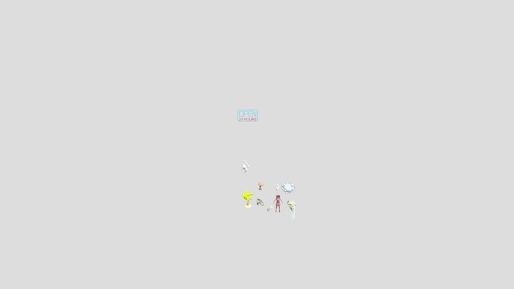 Utopia OBJ 3D Model