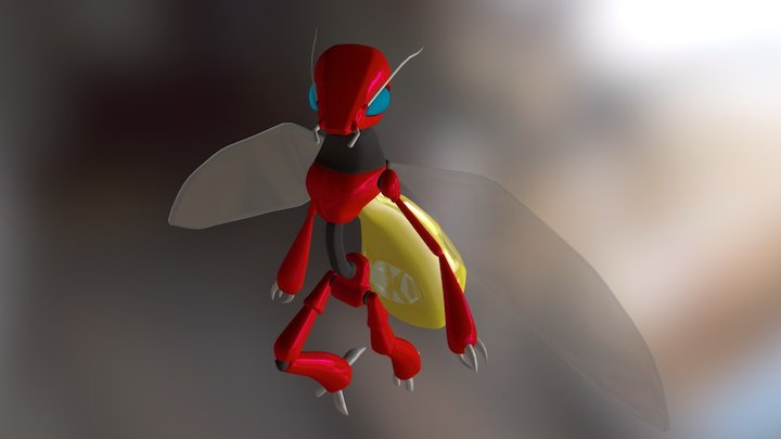 Phi the Robot Firefly 3D Model