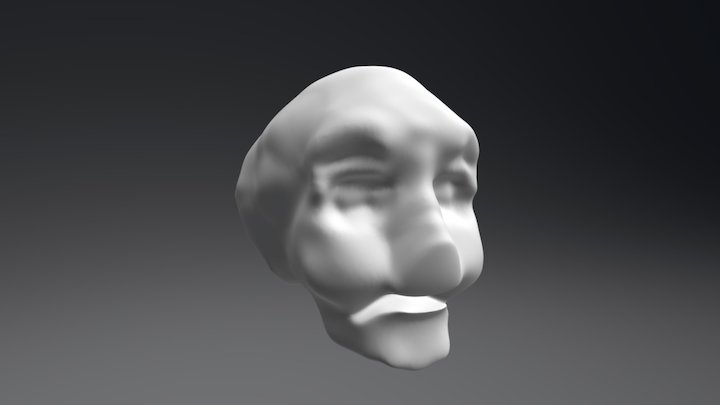 Alien Head V.2 (WIP) 3D Model