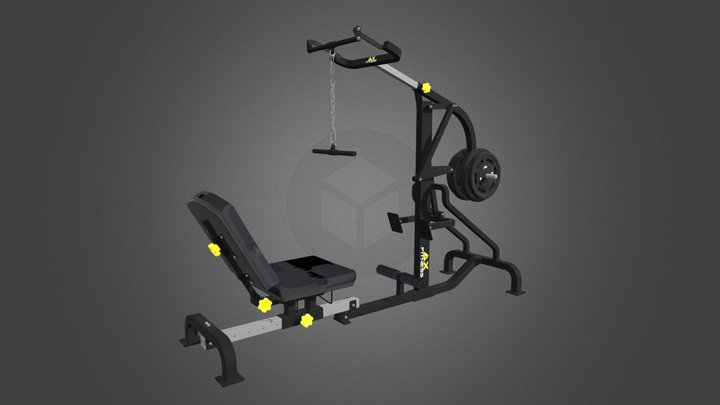 Seated Row Machine – Free 3D Model STL