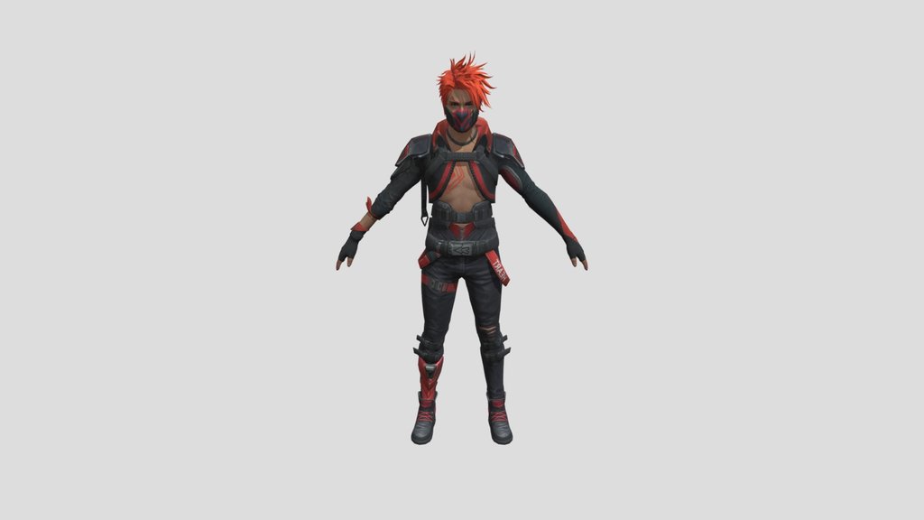 Blazing Heart free fire bundle