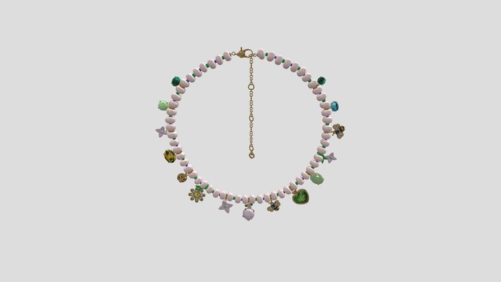 kate spade new york Garden Friends Necklace 3D Model