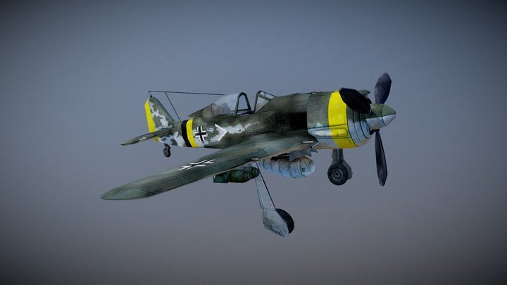 Focke Wulf 190 3D Model