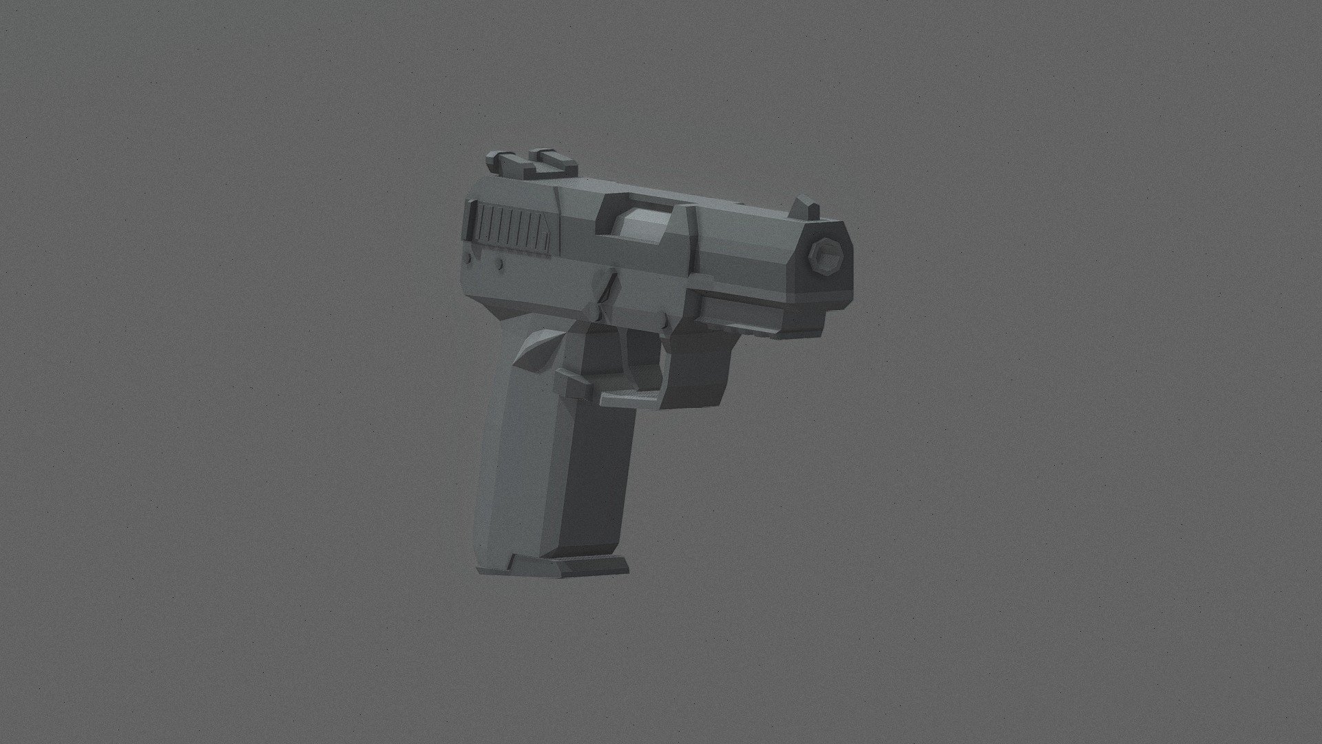 Low Poly Tactical Fn Five Seven - Download Free 3d Model By 