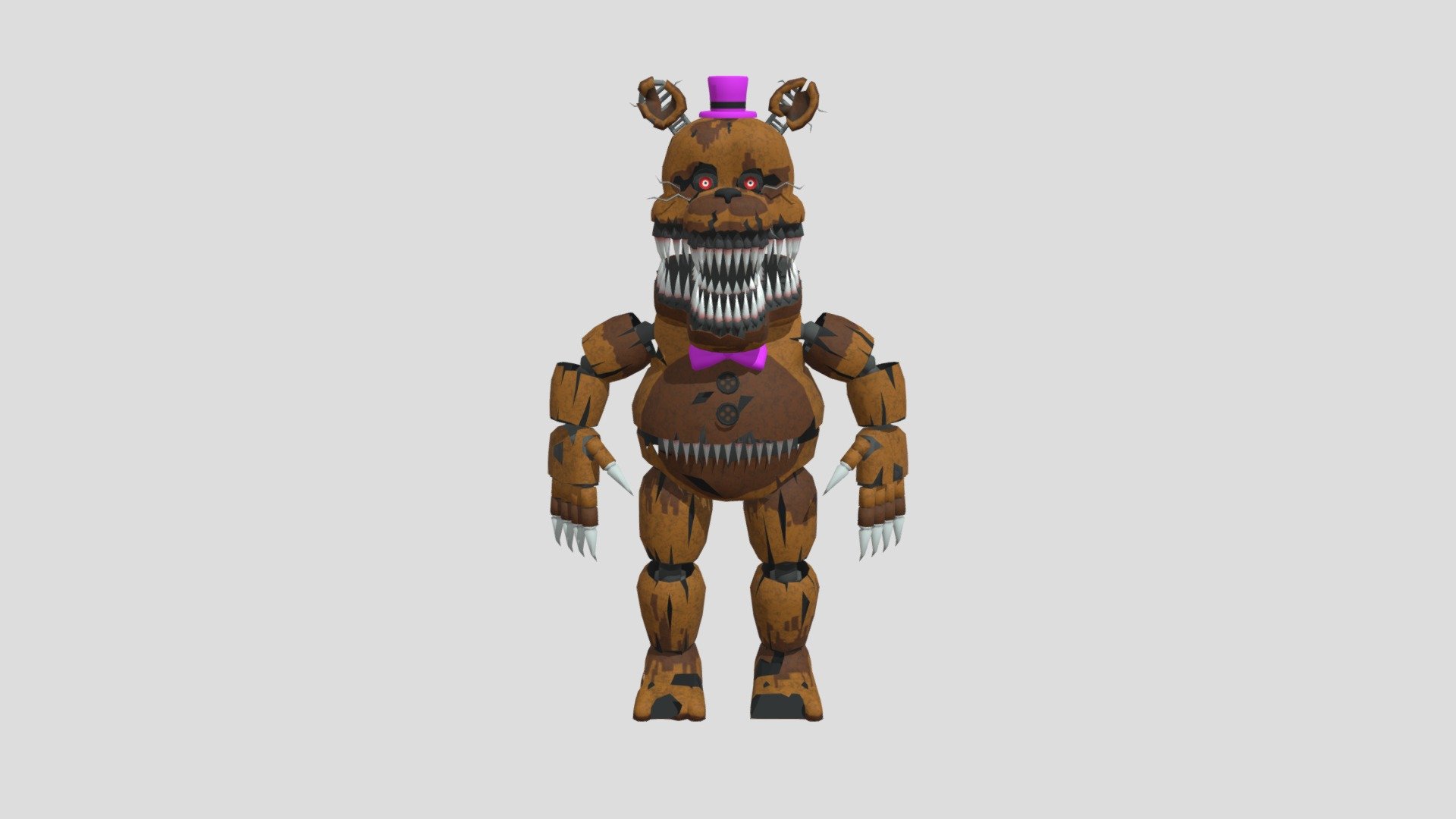Nightmare Fredbear FNAF 4 For Gmod - Download Free 3D model by ...
