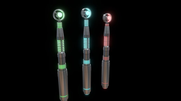 Futuristic Sonics 3D Model