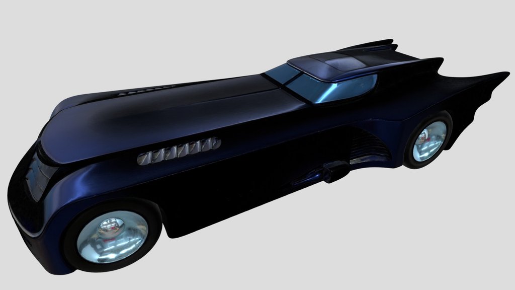 Batmobile Illustration