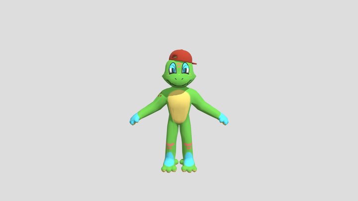Gay gecko 3D Model