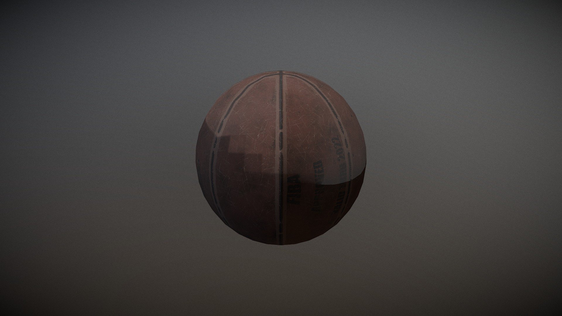 Баскетбольный мяч — Sketchfab embed 3D viewer