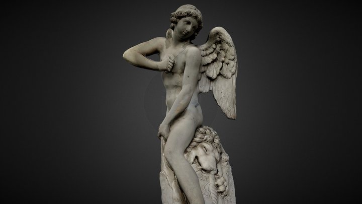 Statue of Cupid 3D Model