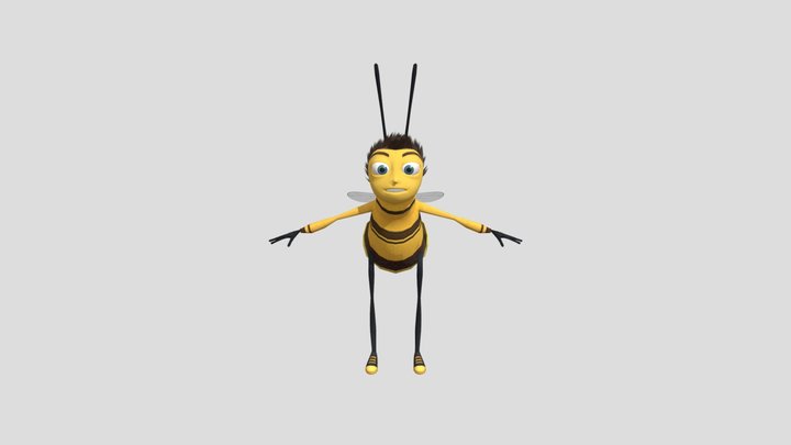 PC Computer - Bee Movie Game - Barry B Benson 3D Model