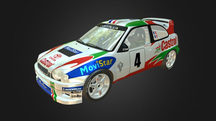Toyota Corolla WRC 3D Model