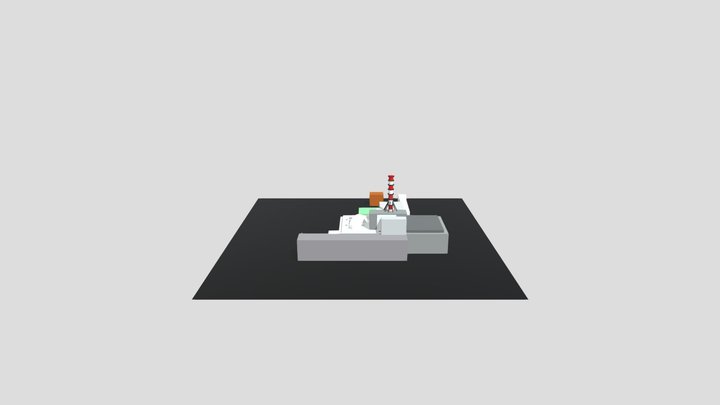 Chernobyl catastrophe in 1986 April 26 at 1:23 3D Model