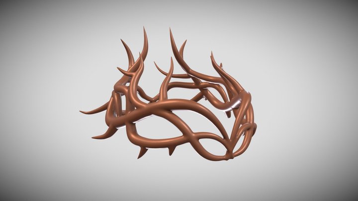Antler Crown 3D Model