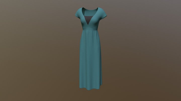 Dress_Long 3D Model