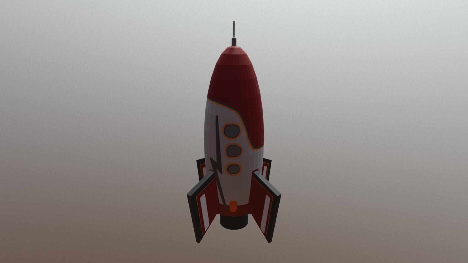 Rust rocket 3d model фото 61