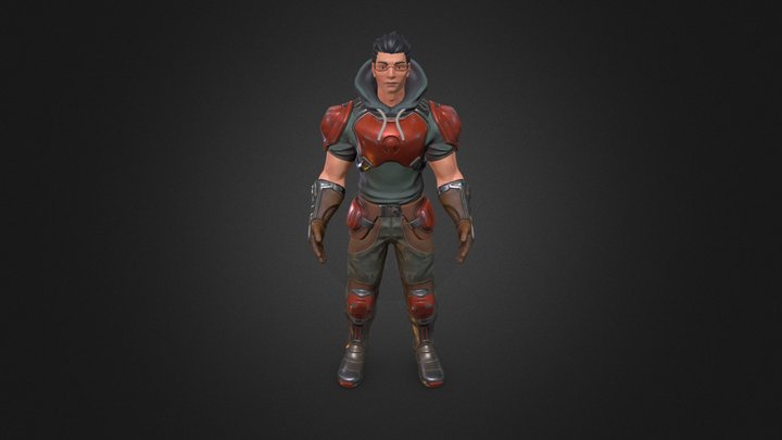 Charactor for Game 3D Model