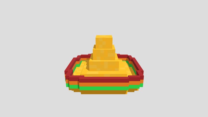 Mexican Hat 3D Model