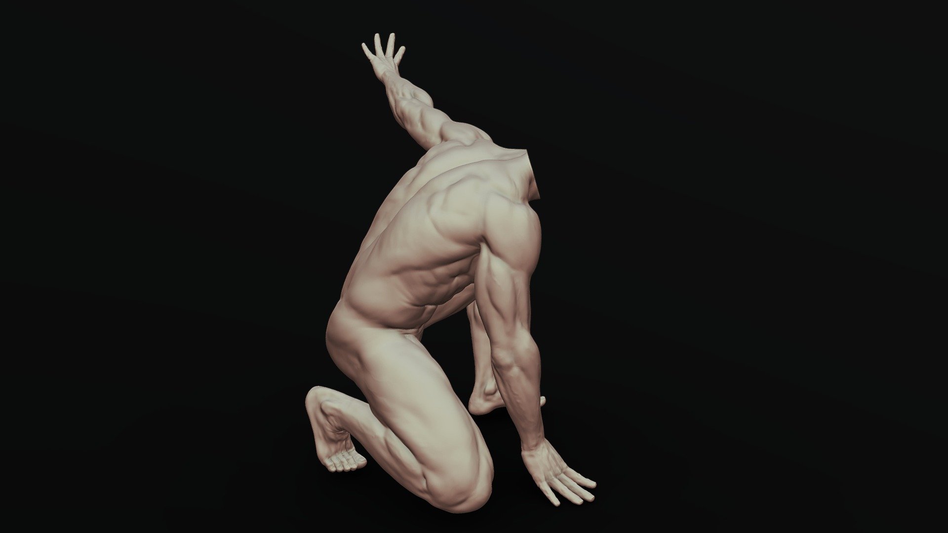 Male Full Body Sculpt Pose 5