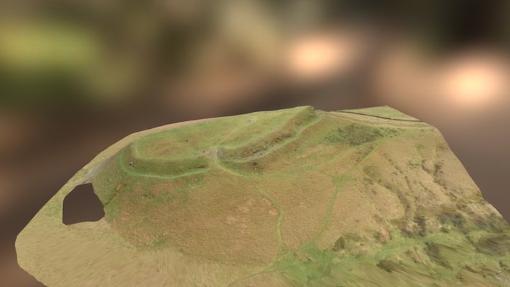 Crug Hywel-Hillfort(crickhowell) Wales 3D Model