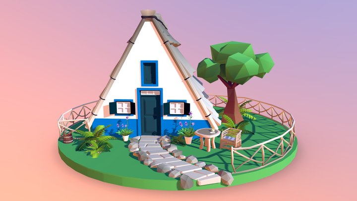 Madeira House 3D Model