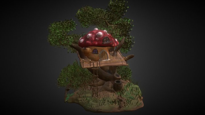 TreeHouse 3D Model