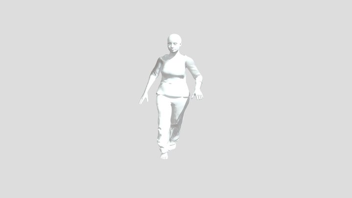 Fuse Female Scan1-MCP Sneak01 3D Model