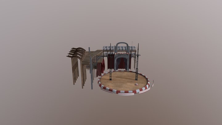 Circus stage 3D Model