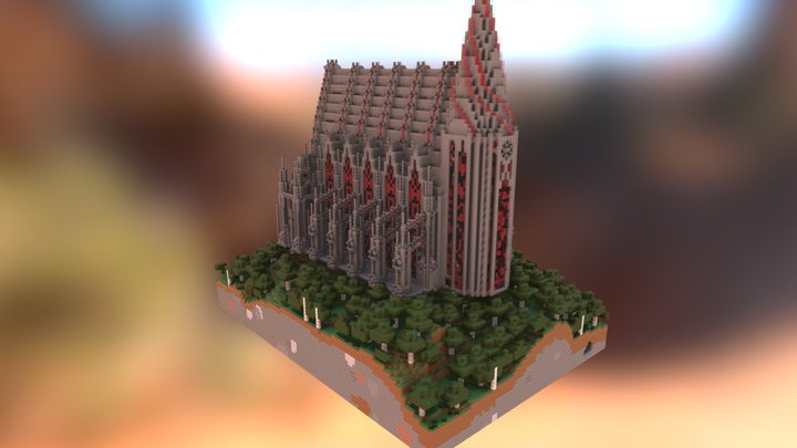 巫师教堂 3D Model